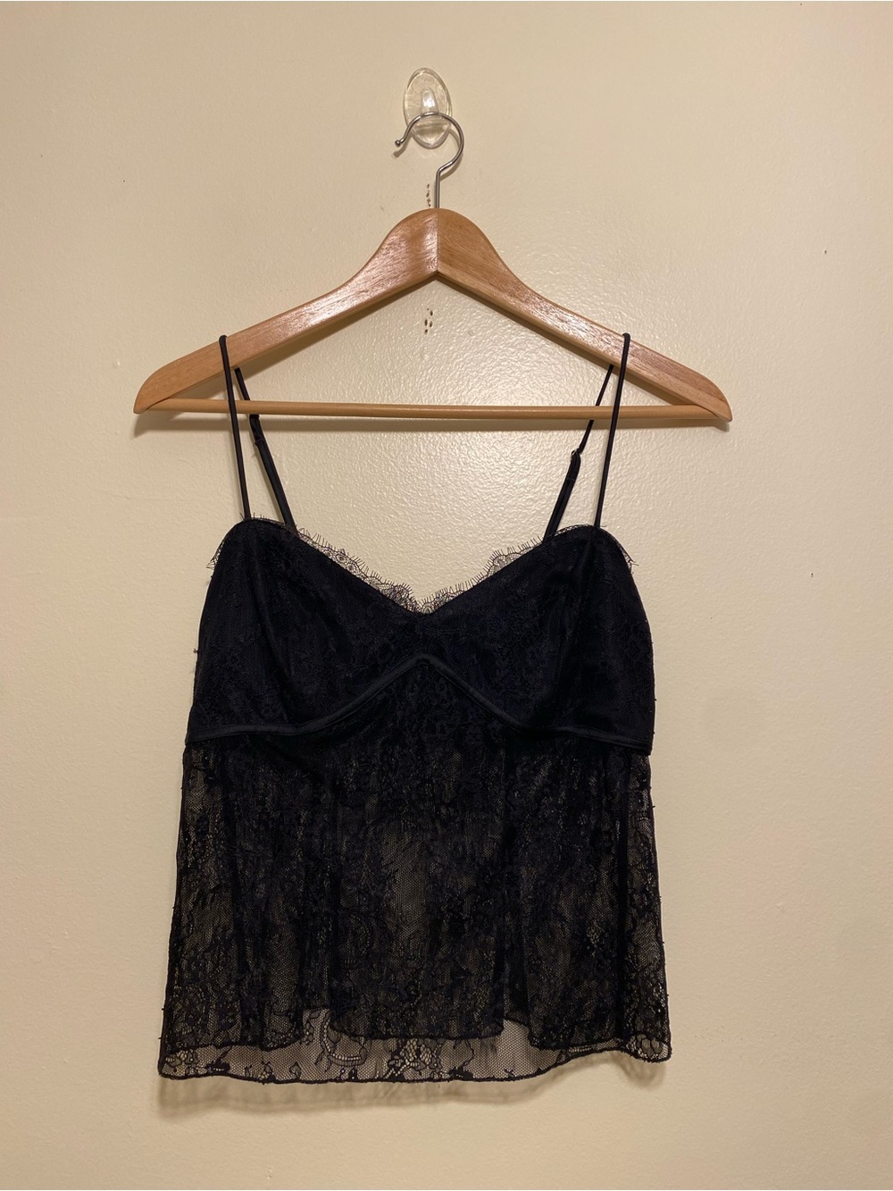 Abercrombie & Fitch Black Lace Camisole Top. Size XS